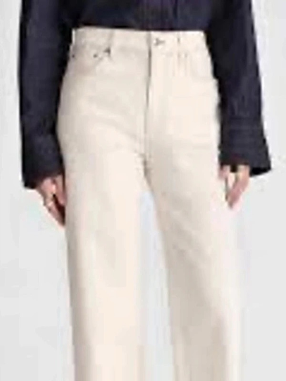 Madewell The Perfect Vintage Wide-Leg Crop Jean Wide Leg Cropped Jeans in White